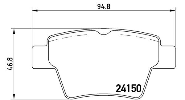 MAGNETI MARELLI Комплект тормозных колодок, дисковый тормоз 363700461080